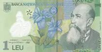Rumania 1 Leu Nicolae Iorga - Polymer - 2018 - UNC - P.117