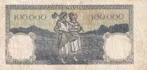 Rumania 100 000 Lei - Women - Agriculture - 20-12-1946 - Serial I.3 - P.58