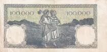 Rumania 100 000 Lei - Women - Agriculture - 21-10-1946 - Serial V.2 - P.58