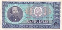 Rumania 100 Lei - Nicolae Balcescu - The Athenaeum of Bucharest - 1966 - Series D