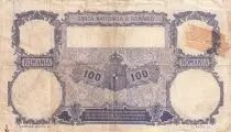 Rumania 100 Lei Woman seated - 02-06-1911 - Serial T.463