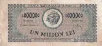 Rumania 1000000 Lei - Trajan and Decebal - Serial C.1090 - 1947