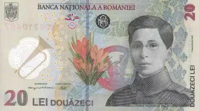 Rumania 20 Lei - Ecaterina Teodoroiu - Church - Polymer -  2021 - UNC - P.NEW