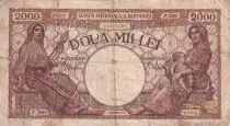 Rumania 2000 Lei - 01-09-1943 - P.2000 - P.54a