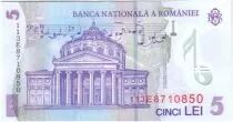 Rumania 5 Lei George Enescu - Opera - 2011