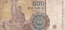 Rumania 500 Lei - Constantin Brancusi  - 1991 - P.98b
