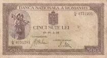 Rumania 500 Lei - Farms - Villa - 1941 - Serial L.6- P.51