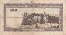 Rumania 500 Lei - Women - Village - 1945 - Serial L.5 - VG+ - P.51
