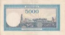 Rumania 5000 Lei - Trajan & Decebal - 20-03-1945 - Serial M.4 - P.56