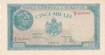 Rumania 5000 Lei - Trajan & Decebal - 20-12-1945 - Serial  H.9 - P.56
