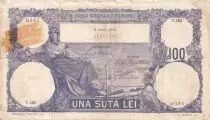 Rum&auml;nien 100 Lei Woman seated - 02-06-1911 - Serial T.463