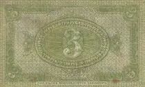 Rusia 3 Rubles - Siberia & Ural - 1919 - P.S827