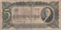 Rusia 5 Chervontsev - Lenin - 1937 - P.204
