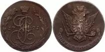 Rusia 5 Kopeks - Katharina II - 1771 EM Ekaterinburg