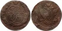 Rusia 5 Kopeks - Katharina II - 1772 EM Ekaterinburg