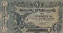 Rusia 5 Rubles - Crimea - Imperial Eagle - 1917 - S.335