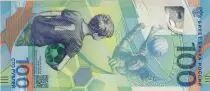 Russian Federation 100 Rubles - World cup in Russia - FIFA 2018 - Soccer Polymer