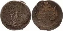 Russian Federation 5 Kopeks - Katharina II - 1779 EM Ekaterinburg