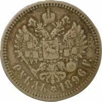 Russian Federation Nicholas II - Silver Rouble - 1896 * Paris