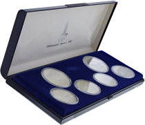 Russian Federation Set 6 Silver Coins XXII Moscow Olympic Games 1980 without certificate