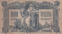 Russie 1000 Roubles - Sud Russie - 1919 - TTB à TTB+