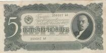 Russie 5 Chervontsev - L&eacute;nine - 1937 - P.204