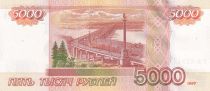 Russie 5000 Roubles - Statue - Ville - 1997 - P.273a