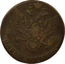 Russie Catherine II - 5 Kopecks - 1782 EM Ekaterinbourg