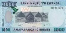 Rwanda 1000 Francs - Factory - Doggett\'s guenon - 2015 - P.39