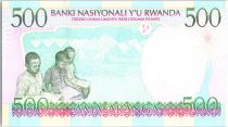 Rwanda 500 Francs -  Gorilles - Ecoliers - 1998