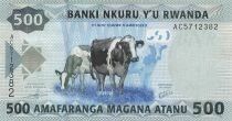Rwanda 500 Francs - Vaches - 2013 - P.38