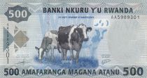 Rwanda 500 Francs Cows - Children - 2013