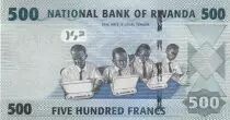 Rwanda 500 Francs Vaches - Enfants - 2013