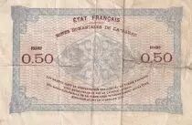 Saarland 50 Centimes - National Mines of Saarland - Type 1920 - Serial C - P.1