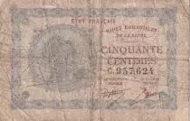 Saarland 50 Centimes - National Mines of Saarland - Type 1920 - Serial C - P.1