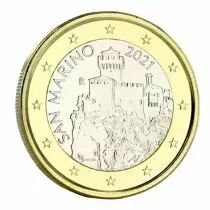 Saint-Marin 1 Euro SAINT-MARIN 2021 OFFERT POUR TOUTE COMMANDE