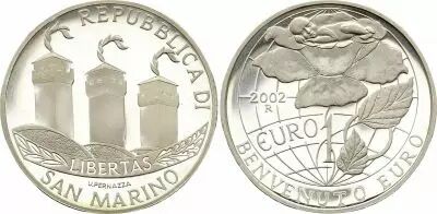Saint-Marin 10 Euros Bienvenu l\'Euro 2010 - SANS FOLDER - Argent