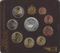 Saint-Marin 2 Euro Coffret Caravaggio 2010 - SANS FOLDER