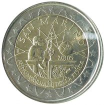 Saint-Marin 2 Euros Commémo. 2005 SAINT MARIN - Année de la Physique