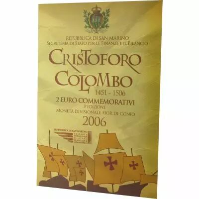 Saint-Marin 2 Euros Comm�mo. 2006 - Christophe Colomb
