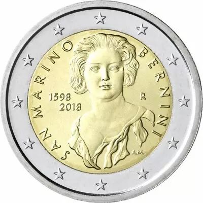 Saint-Marin 2 Euros Comm�mo. 2018 - 420 ans de Gian Lorenzo Bernini