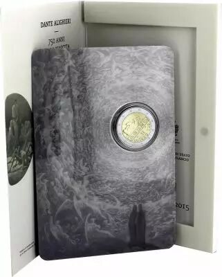 Saint-Marin 2 Euros Comm�mo. SAINT MARIN 2015 - Dante Alighieri