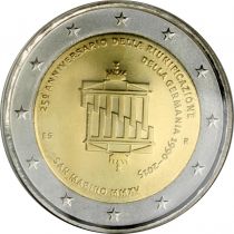 Saint-Marin 2 Euros Commémo. SAINT MARIN 2015 - Réunification allemande