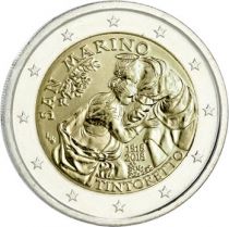 Saint-Marin 2 Euros Commémo. SAINT MARIN 2018 - 500 ans de Tintoretto (Le Tintoret)