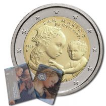 Saint-Marin 2 Euros Commémo. SAINT MARIN 2019 - 550 ans de la mort de Filippo Lippi