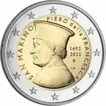 Saint-Marin 2 Euros Commémo. SAINT MARIN 2022 - Piero della Francesca ou Pietro Borghese