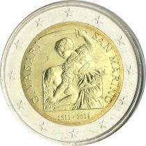 Saint-Marin 2 Euros Commémorative - Saint Marin 2011 - 500 ans G. Vasari