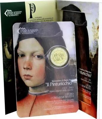 Saint-Marin 2 Euros Comm�morative - Saint Marin 2013 Pinturicchio