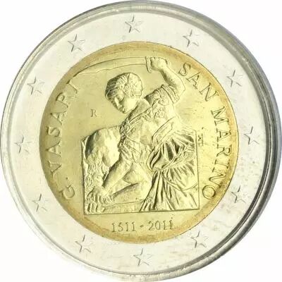 Saint-Marin 2 Euros Comm�morative 2011 - 500 ans G. Vasari