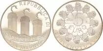 Saint-Marin 5  Euros Bienvenu l\'Euro 2002 - SANS FOLDER - Argent